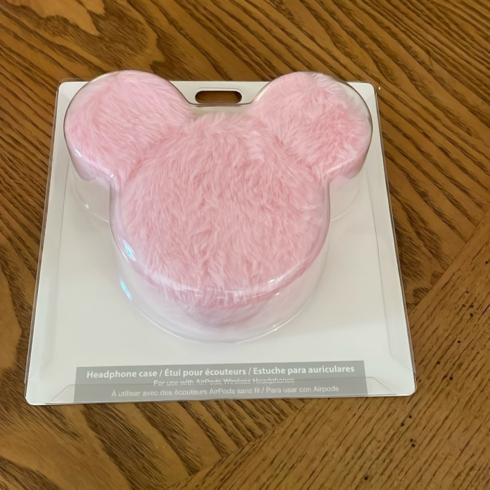 Disney headphone case for use with AirPods wireless headphones
